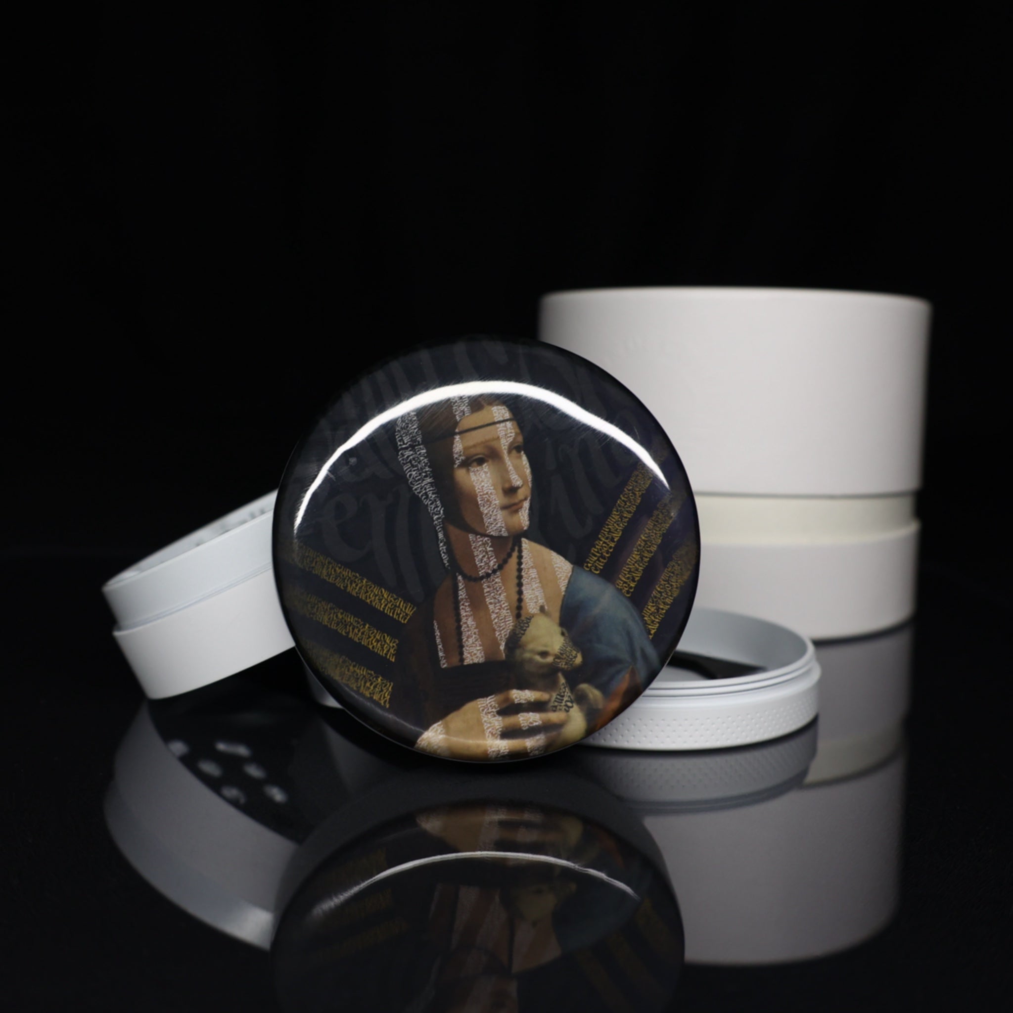 "Dama con l’ermellino" GRINDER (Lady with an Ermine)